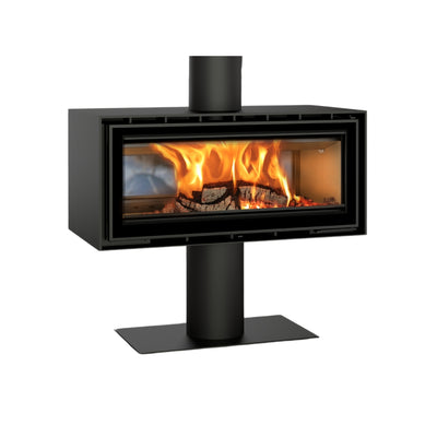ADF Linea 100 Duo Double Sided Freestanding Wood Fire (9007617179923)