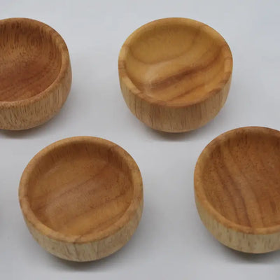 Mini Wooden Bowls Set of 6