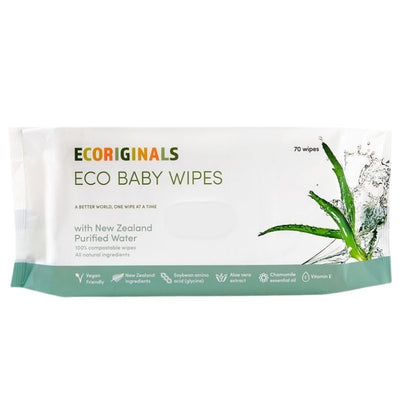 Biodegradable Baby Wipes 70 Pack (8662261334291)