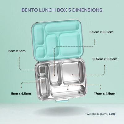 Bento Lunch Box 5 Compartment