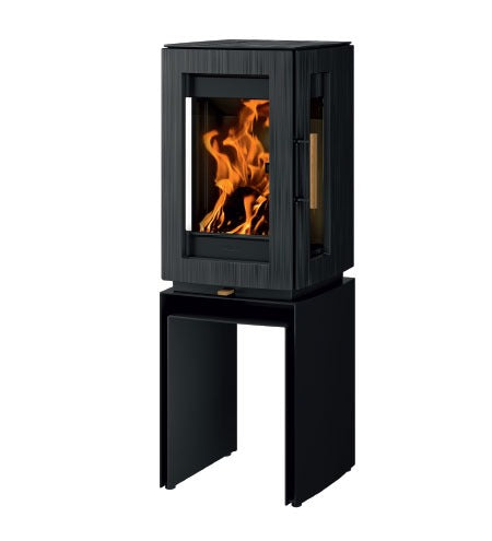 Hergóm Glow Wood Fireplace with Legs