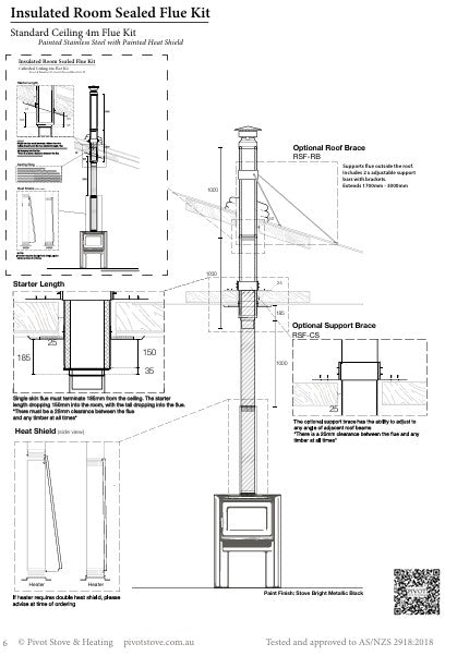 Flue Kit - Insulated Room Sealed (8213039415571)