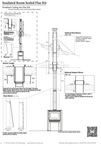 Flue Kit - Insulated Room Sealed (8213039415571)