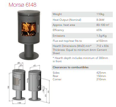 Morso 6148 Wood Fire (6563459530950)
