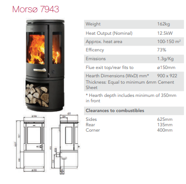 Morso 7943 Wood Fire (6574155792582)
