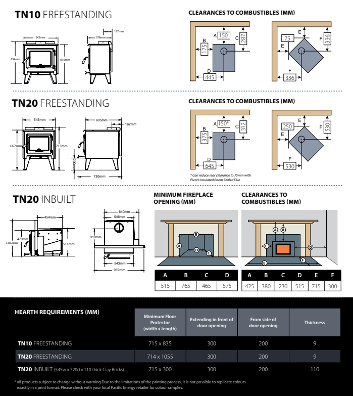 True North TN20 Wood Heater (2011845263411)