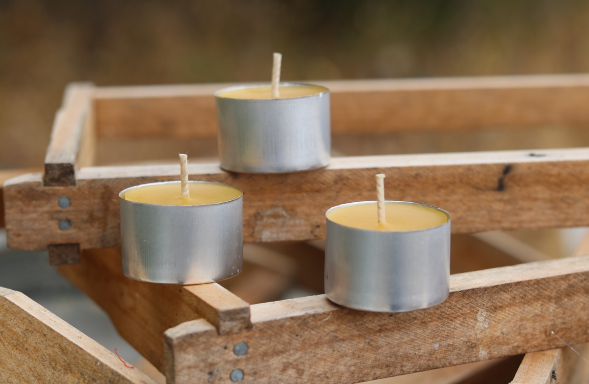 Beeswax Tealight Candles (8622894940435)