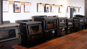 Selection of Wood Fires Instore