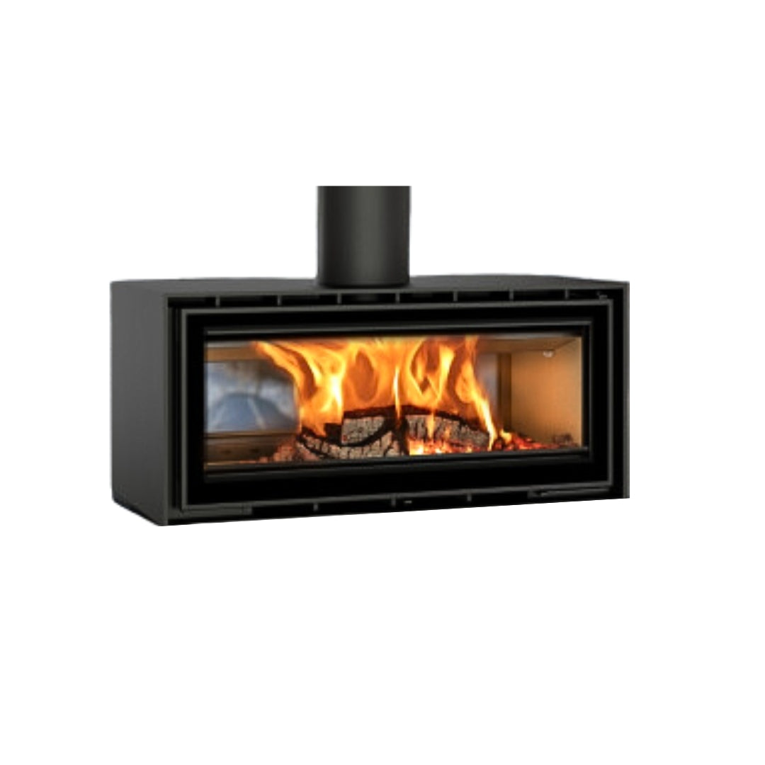 ADF Linea 100 Duo Double Sided Freestanding Wood Fire (9007617179923)