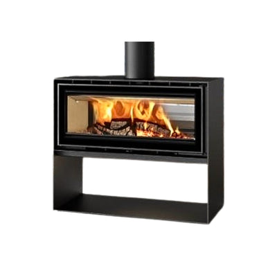 ADF Linea 100 Duo Double Sided Freestanding Wood Fire (9007617179923)