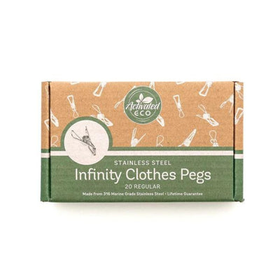 Activated Eco Stainless Steel Pegs - 20 Packs (6813041492166)