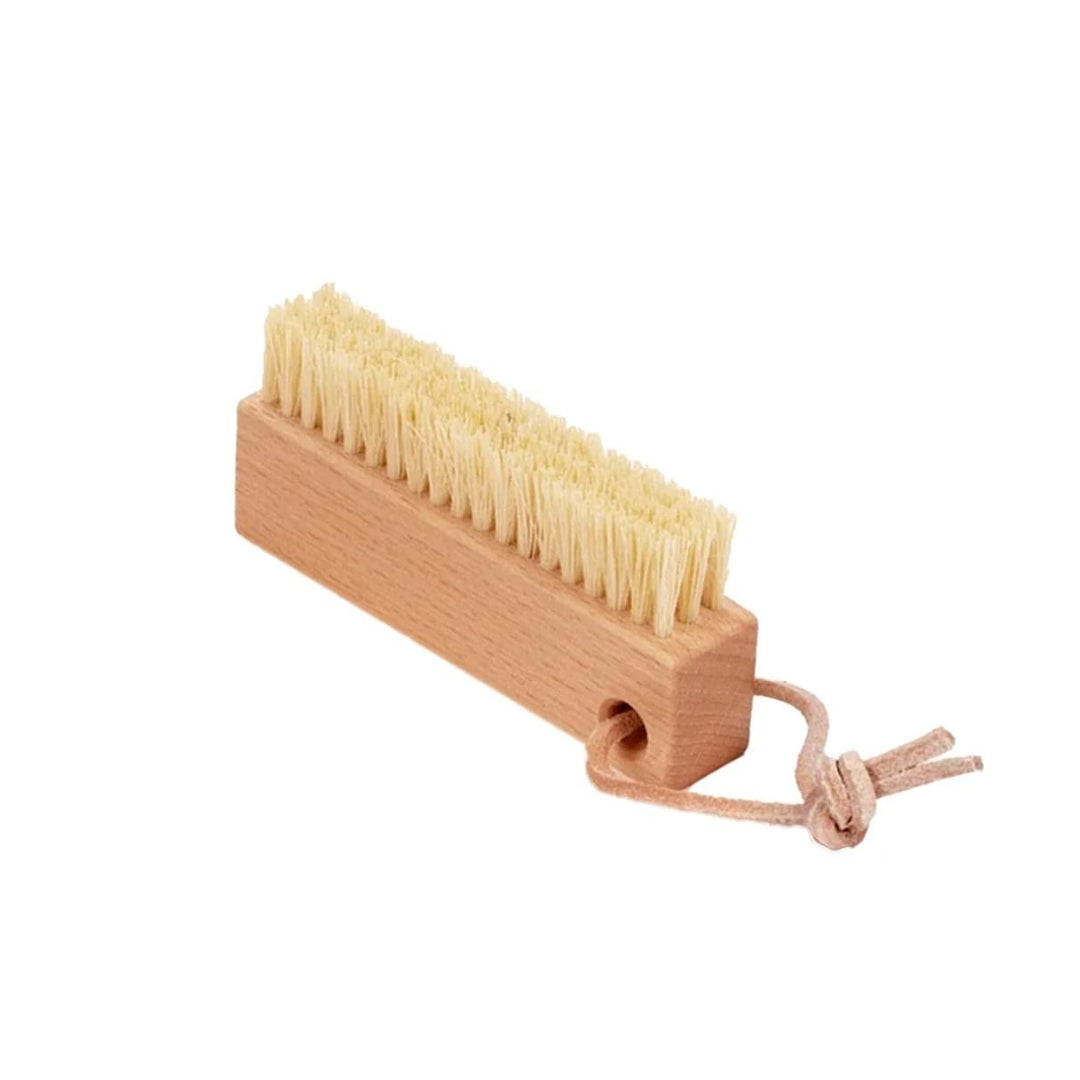 Nail Brush with Leather Strap (8249431916819)