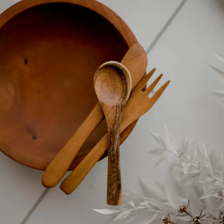 Toddler Wooden Utensil Set