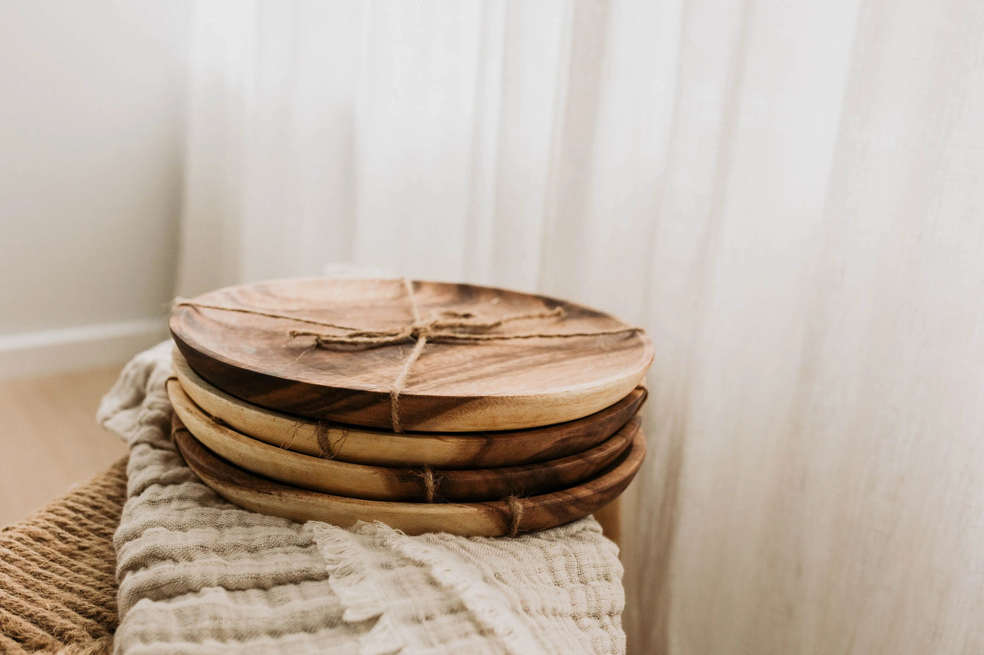 Wooden plate - 12 inch