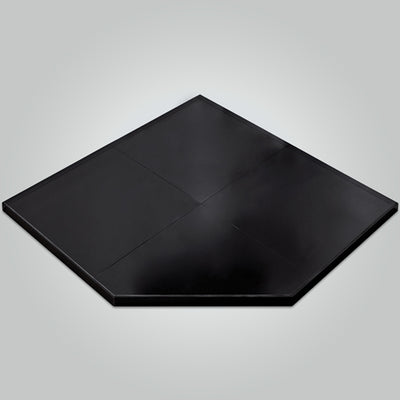 Kalora Matte Black Tile Corner Hearth 1250 x 1250 (6551197188294)