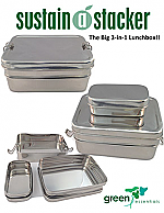 Lunch Box Sustain-a-Stacker, Large – Albany Eco House