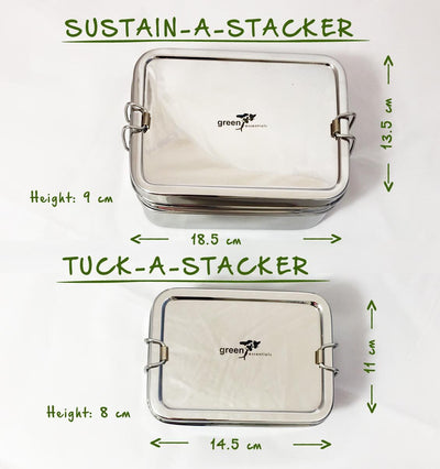 Stainless Steel Lunch Boxes (1957406310451) (4677678923865)
