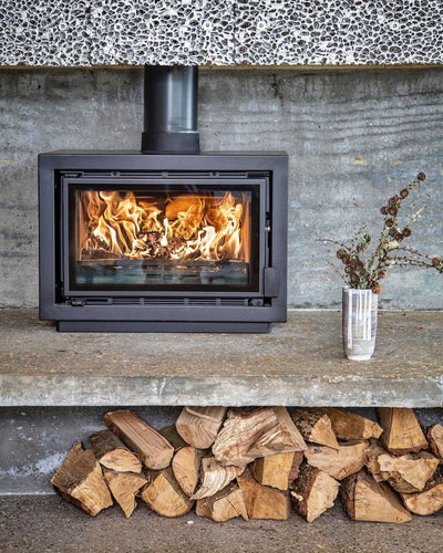 CHARNWOOD BAY BX WOOD HEATER – HEATS 120M2 (6576596877510)