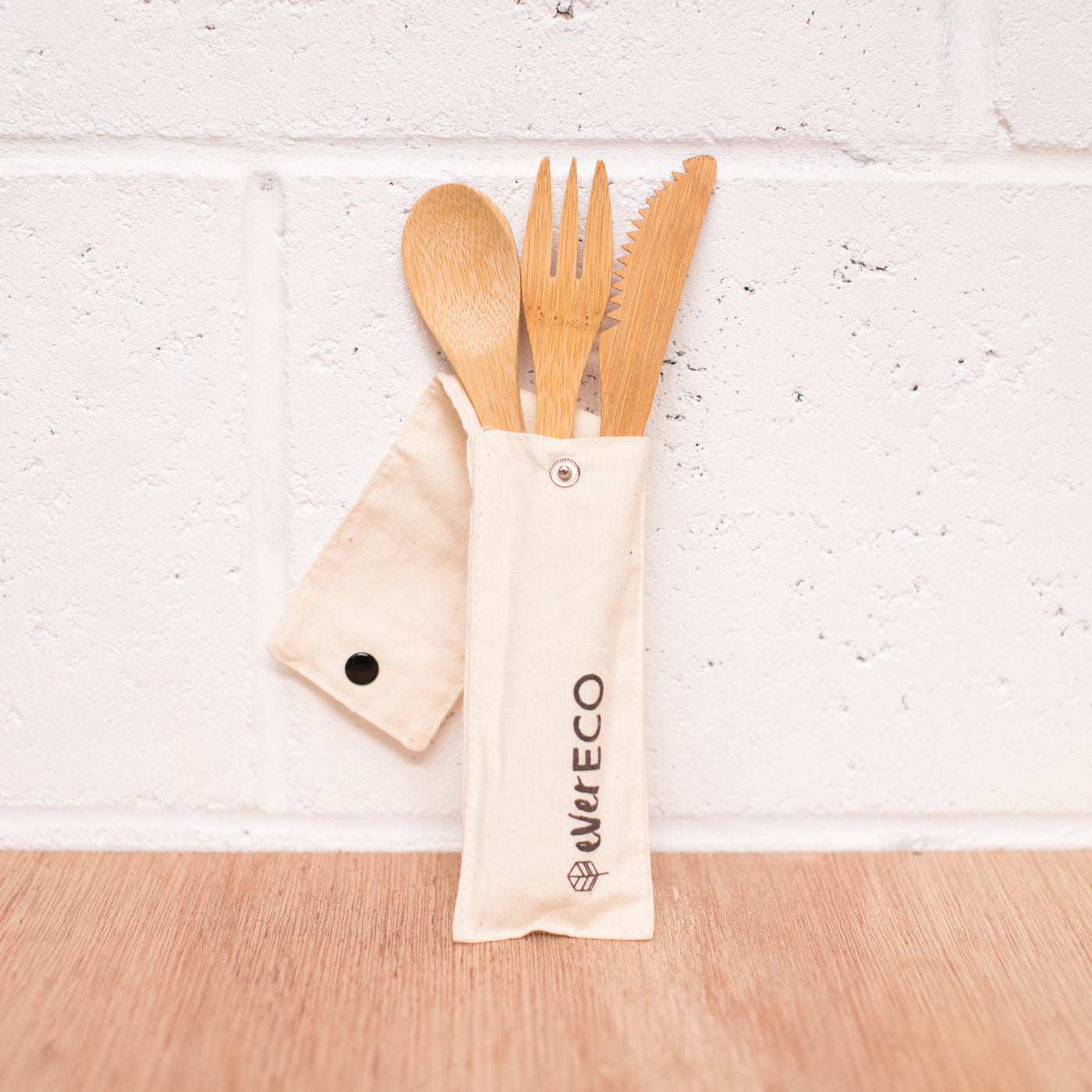 Cutlery Set with Cotton Bag (1957408014387)