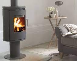 MORSO 6148 PEDESTAL FREESTANDING FIREPLACE (6563459530950)