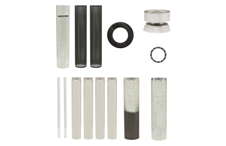 Maxiheat Decromesh 4m Flue Kit (4479162318937)