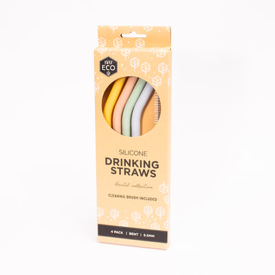 Ever Eco Silicone Straw 4pk (1957412536371)