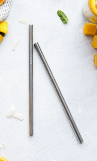 Stainless Steel Straws (7966696800531) (9910483058963)