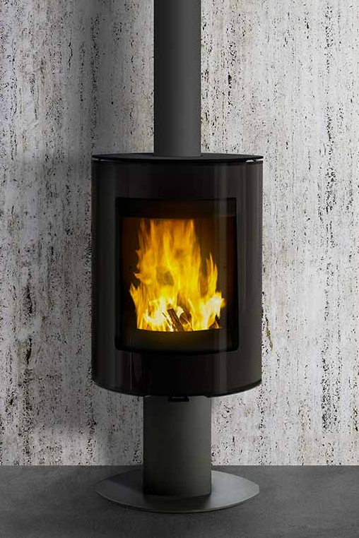 Visionline Spin Freestanding Wood Fire (7266787918022)