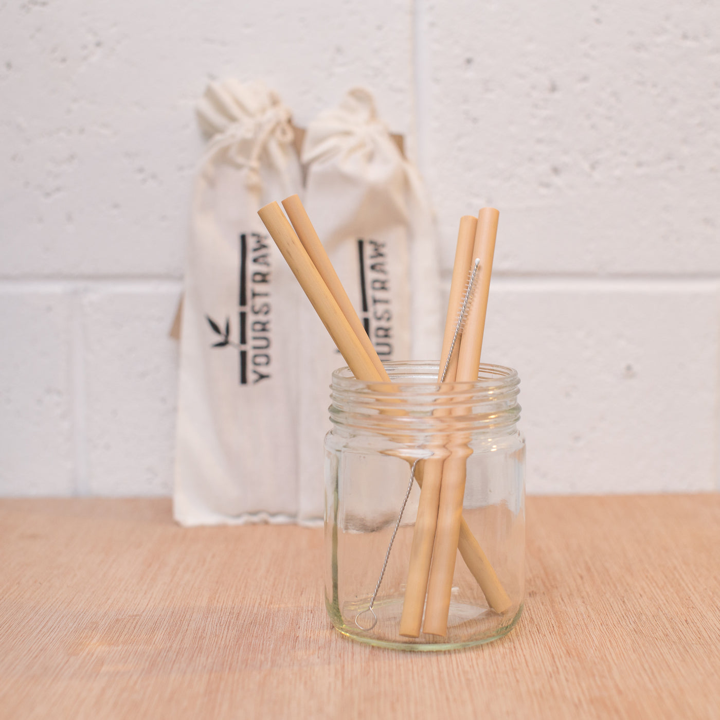 Single Bamboo Straw (4343076618329)